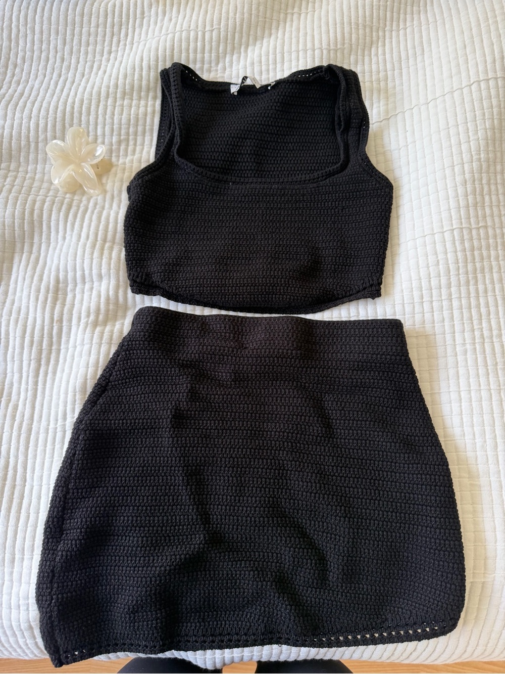 Black Zara two piece set